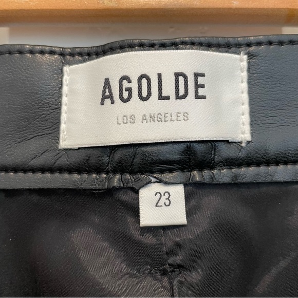 AGOLDE Recycled Leather Fitted '90s Pants - Picture 15 of 16
